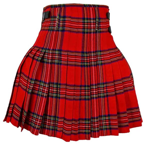 Tartan kilt Royal Stewart 8 Yard Men Traditional Outfit Scottish Costume - Picture 9 of 9